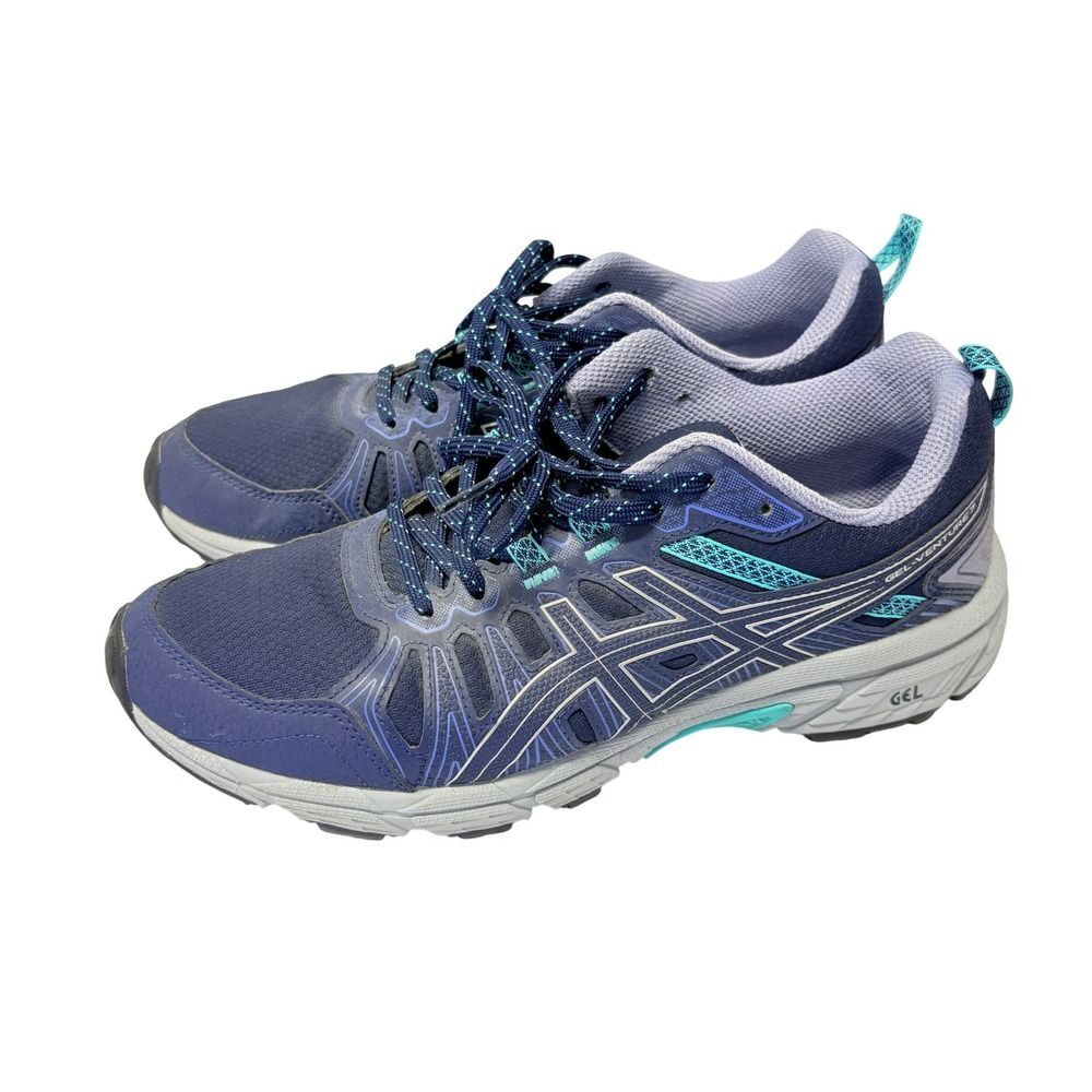ASICS GEL-Venture 7 Trail Running Shoes Women's Size 9.5 Blue 1012A476